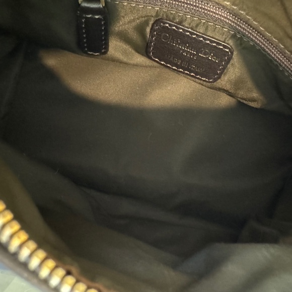 Darling Dior Satin Mini Handbag - Quilted in Brown with Gold Hardware - Picture 4 of 14